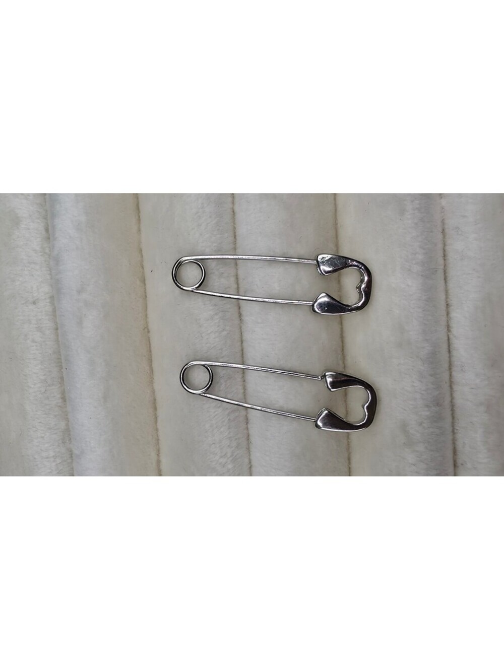 Modern Silver Safety Pin Earrings - Trendy Minimalist Jewelry